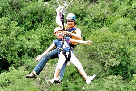 Südafrika mit Kindern - Garden Route for family - Zipline