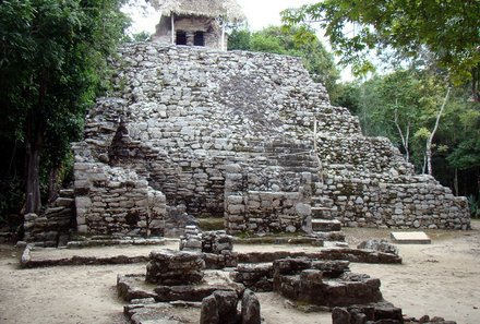 Mexiko Familienreise - Ausgrabungsstätte Coba