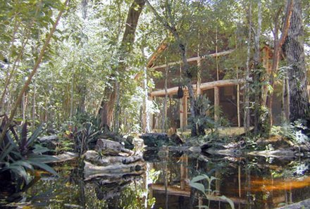 Mexiko Family & Teens - Hotel Puerta Calakmul - Außenanlage