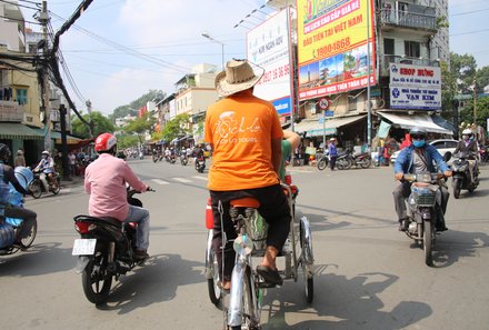 Vietnam & Kambodscha Family & Teens - Verlängerung Saigon - Fahrt mit der Fahrradrikscha
