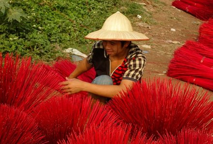 Vietnam mit Kindern - Vietnam for family - Einheimische bei der Arbeit