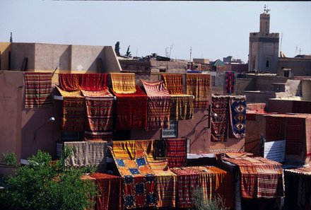Marokko mit Kindern - Reisetipps zur Marokko Familienreise - Teppiche