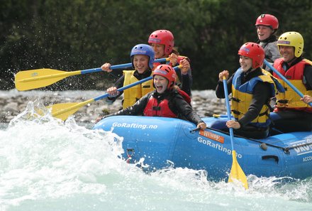 Norwegen mit Kindern  - Norwegen for family - Rafting