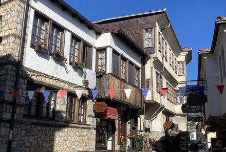 Albanien Familienreise - Albanien for family individuell - Häuser in Ohrid-Stadt