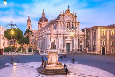 Sizilien Familienreise - Catania Elefantenbrunnen