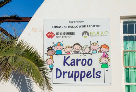 CO2-Kompensation bei For Family Reisen - Emissionskompensation Familienurlaub - ClimatePartner - Karoo Druppels - Südafrika