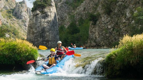 Familienreise - Kroatien - Rafting - Wasser