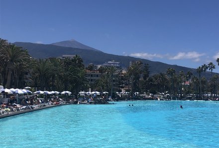 Teneriffa Familienurlaub - Teneriffa for family - Meerwasserschwimmbad Lag Martianez - Puerto de la Cruz