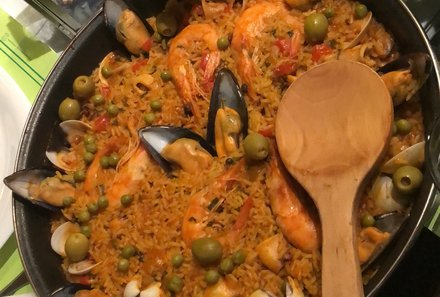 Teneriffa Familienurlaub - Teneriffa for family - leckere Paella in Puerto de la Cruz