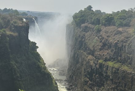 Botswana mit Kindern - Botswana Fly-In-Safari individuell - Victoria Falls Aussicht