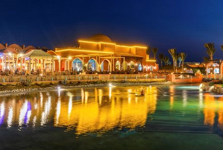Familienreise Ägypten - Ägypten for family - Radisson Blu Resort El Quseir - Resort am Abend
