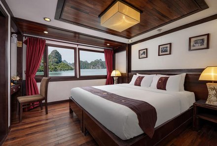 Vietnam for family individuell - Indochina Sails Ha Long Bay - Kabinen
