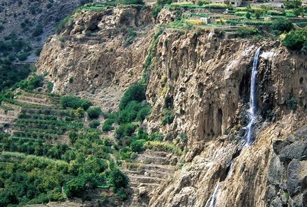 Oman mit Kindern - Oman Urlaub mit Kindern - Terrassen am Jebel Akhdar