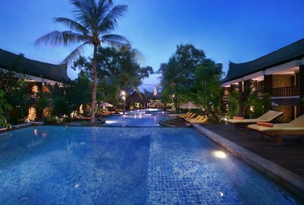 Java-Bali Family & Teens Verlängerung Gili Inseln - Aston Sunset Beach Resort - Pool