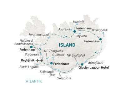 Island Familienreise - Island for family - Reiseroute Island - 2022