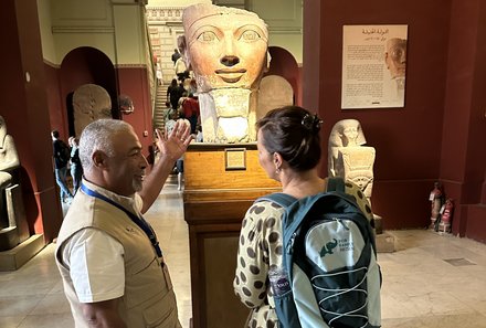 Familienreise Ägypten - Ägypten for family - Ägyptisches Museum mit Nadja Albrecht & Guide
