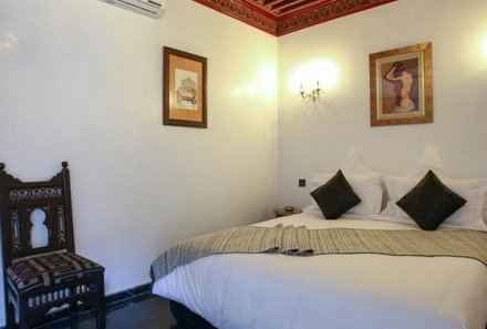 Marokko mit Kindern - Marrakesch - Riad Ksar Saad - Standard Zimmer