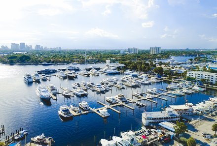 Florida Rundreise mit Kindern - Fort Lauderdale - Bahia Mar Hafen