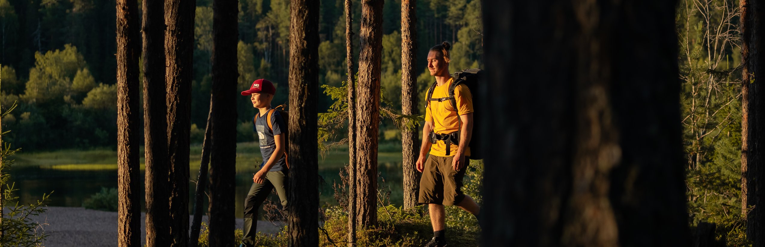 Finnland Family & Teens Summer - Familienreise Finnland - Wanderung im Wald