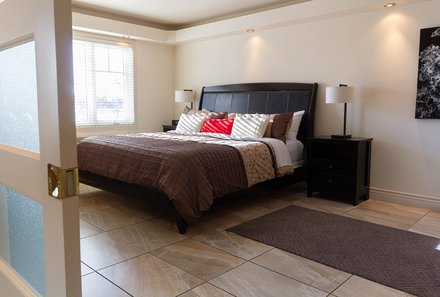 Ostkanada for family - Ostkanada Familienreise mit Kindern - Hotel Energie Shawinigan - Doppelbett