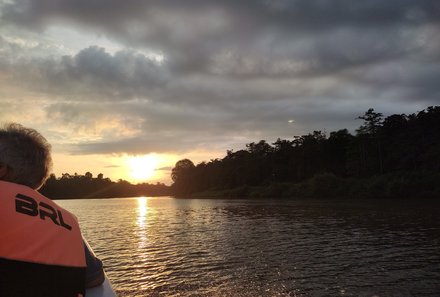 Familienreise Malaysia - Malaysia & Borneo Family & Teens - Sonnenuntergang bei Bootsfahrt