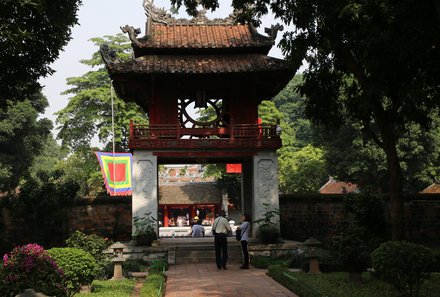 Vietnam & Kambodscha Familienurlaub - Tempel in Hanoi