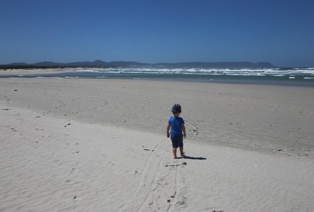 Garden Route mit Kindern - Reisebericht zu Südafrika Reisen mit Kindern - Hermanus Grottos Beach