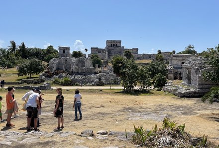 Mexiko Familienreise - Mexiko young family individuell - Ausgrabungsstätte Tulum