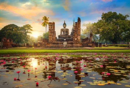 Thailand mit Jugendlichen - Thailand Family & Teens - Sukhothai Sonnenuntergang