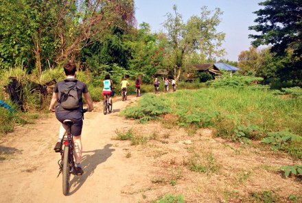 Thailand Familienreise mit Kindern - Thailand for family individuell - Fahrradtour Wiang Kum Kam Region