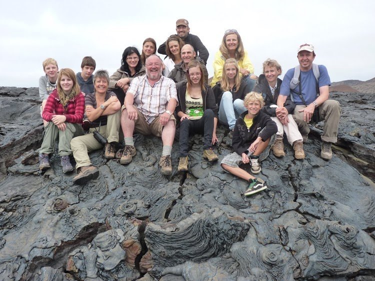 Abenteuer-Reisen mit Jugendlichen - Galapagos mit Kindern - Gruppenfoto
