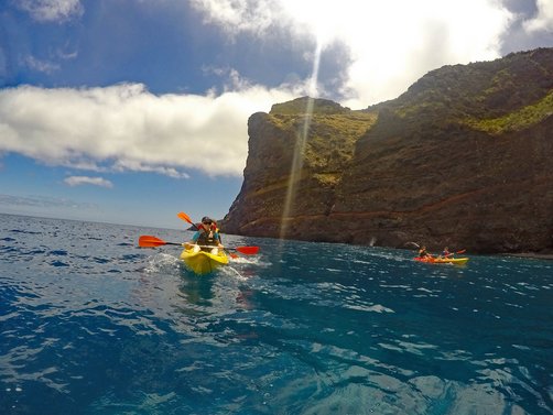 Madeira mit Kindern - Ausflüge & Reisetipps Madeira mit Kindern - Kajaktour für Familien