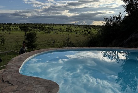 Familienreise Tansania - Tansania for family individuell deluxe - Pool Togoro Plains Camp