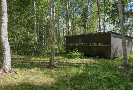 Estland Familienreise - Estland for family - Bärenbeobachtungshütte