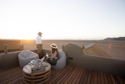 Individuelle Namibia Familienreise Deluxe - Wilderness Little Kuala - Dachbereich