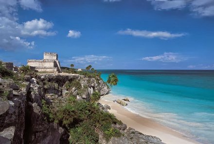 Mexiko mit Kindern - Mexiko Rundreise für Familien - Strand bei Tulum