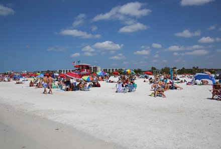 Florida Rundreise mit Kindern - Florida for family individuell - Sarasota - Siesta Beach - Familien am Strand