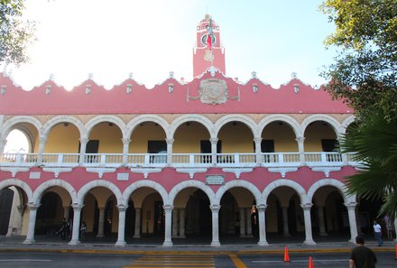 Mexiko mit Kindern - Kirche in Merida