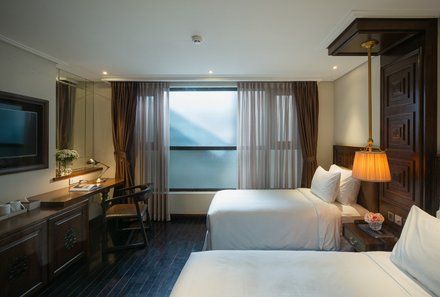 Vietnam Familienreise - Vietnam for family Summer - Le Jardin Hotel Haute Couture - Betten