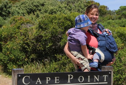 Familienreise Garden Route - Familiensafari zum Bestpreis - Nadja Albrecht am Kap der Guten Hoffnung
