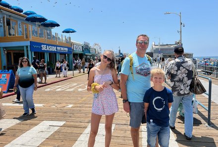 USA Familienreise - USA Westküste for family - Familie in Santa Monica