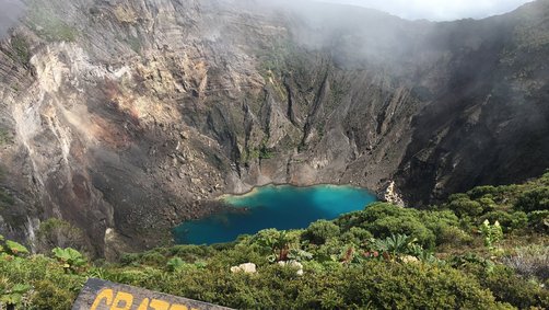 Costa Rica mit Kindern - Exptertentipp Costa Rica mit Kindern - Der Blick auf den Vulkan Irazu