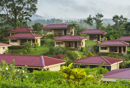 Familienreise Costa Rica - Costa Rica zum Bestpreis - La Fortuna Arenal Volcano Inn - Unterkünfte im Grünen
