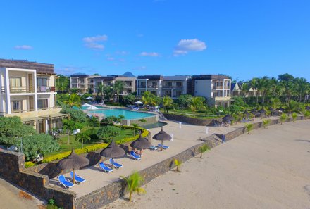 Südafrika Familienreise Verlängerung Mauritius - Anelia Resort - Strand