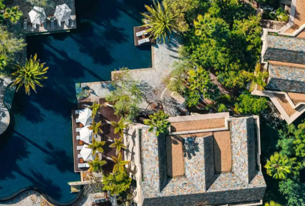 Garden Route Familienreise mit Kindern deluxe - One & Only Resort Kapstadt - Resort von oben