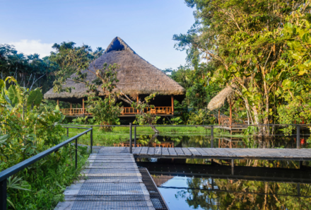 ECFI - Galapagos for family individuell - Sacha Lodge Steg am Wasser