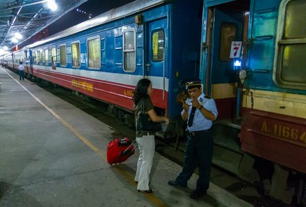 Vietnam mit Kindern  - Nachtzugfahrt