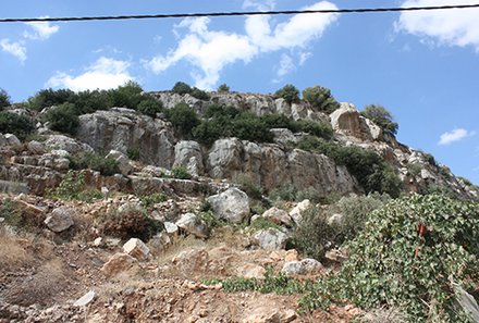 Jordanien Rundreise mit Kindern - Jordanien for family - Ajloun Felsen