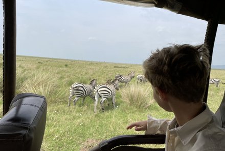 Kenia Familienreise - Kenia for family - Zebras im Amboseli Nationalpark