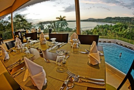Costa Rica Familienreise - Costa Rica for family - Nammbú Beach Front - Restaurant